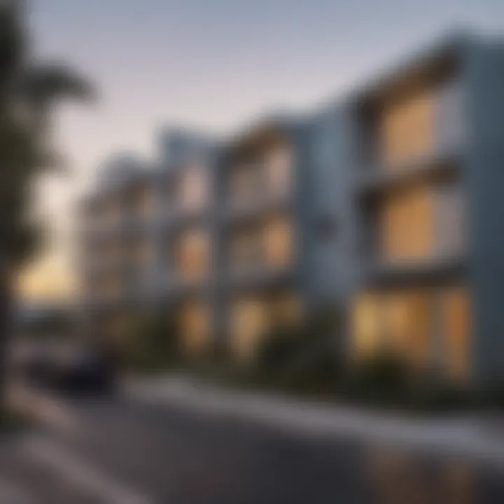 Exterior view of Mar Vista Apartments showcasing modern architecture