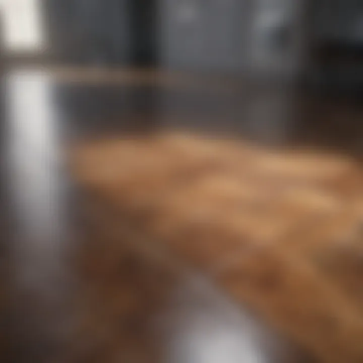 Finished floor installation