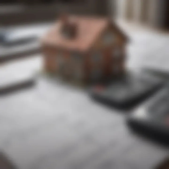 A calculator and financial documents illustrating investment calculations.