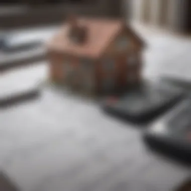 Financial Considerations in Renting A calculator and financial documents illustrating investment calculations.