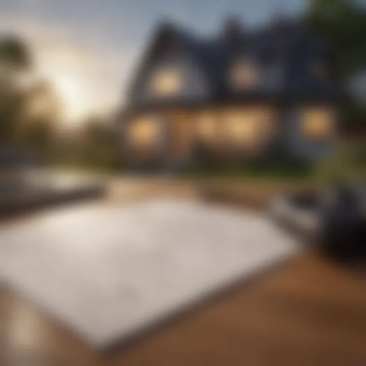 A legal document symbolizing rental agreements and obligations.