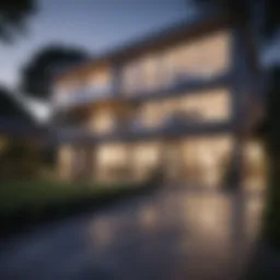 A modern rental property showcasing its appeal to potential tenants