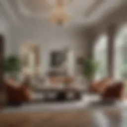 Luxurious home interior showcasing elegant design and comfort