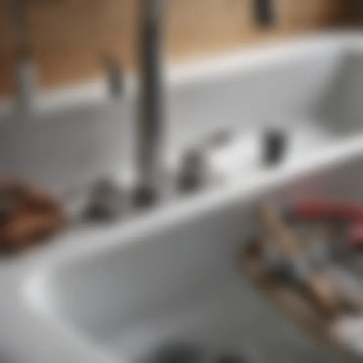 Plumbing tools for sink drainage repairs