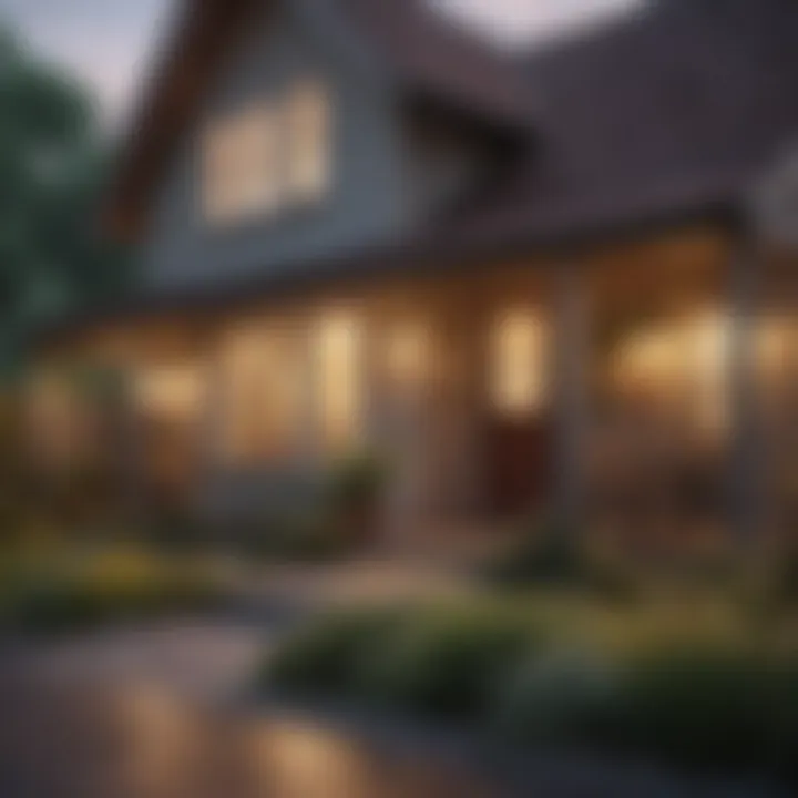 A cozy rental property with a welcoming exterior, representing the potential of renting out a home.