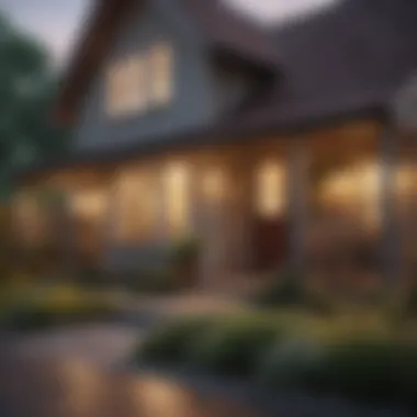 Welcoming Rental Property A cozy rental property with a welcoming exterior, representing the potential of renting out a home.
