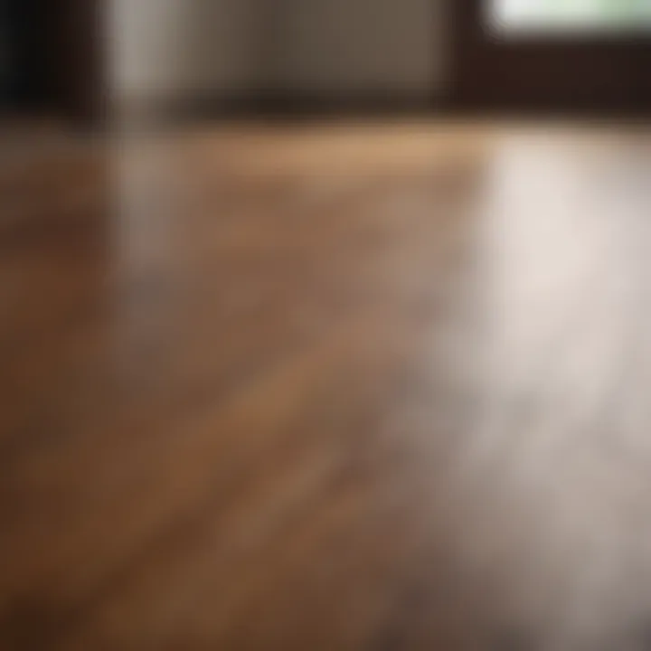 Before and after cleaning laminate floors