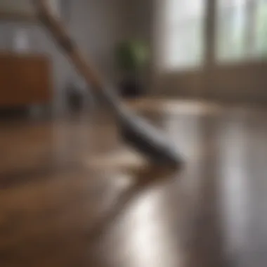 Proper technique for cleaning laminate flooring