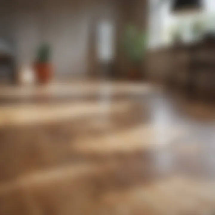 Eco-friendly cleaning solution for laminate flooring