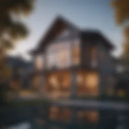 A serene home exterior reflecting a decision to sell