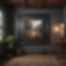 A well-organized toolkit for hanging artwork