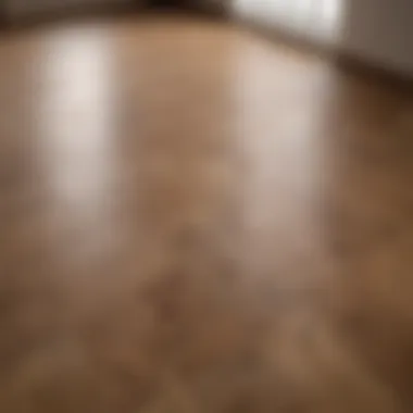 An aesthetically pleasing wooden floor after restoration