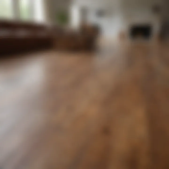 Before and after steam cleaning laminate flooring