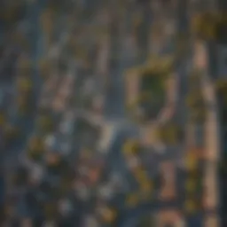 Aerial view of Boston showcasing different neighborhoods