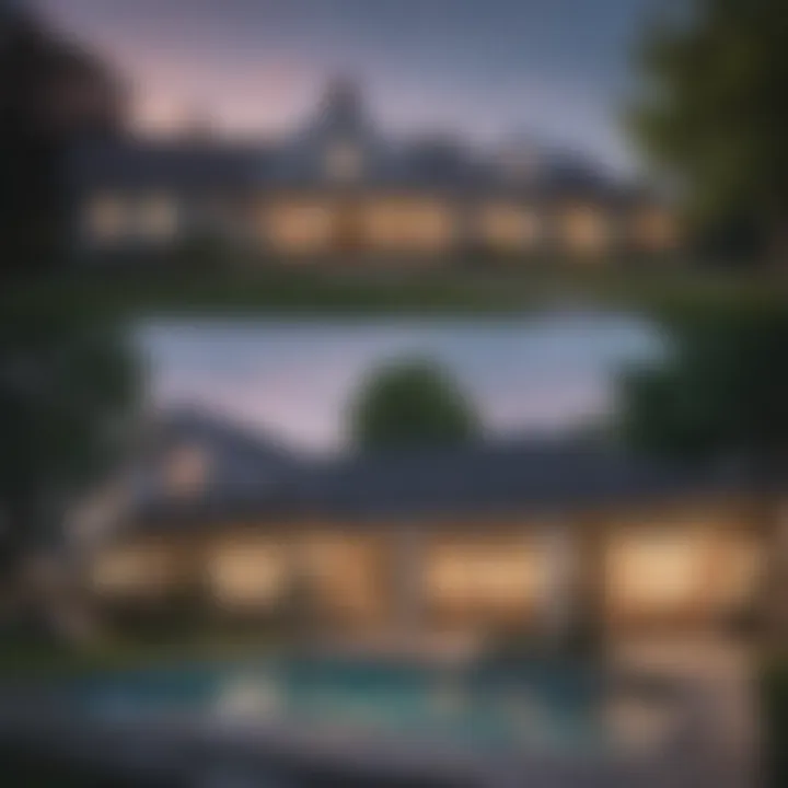 Comparison of various home types and their square footage