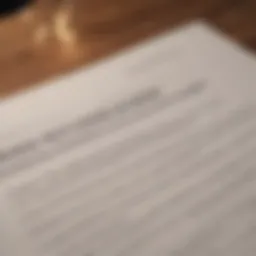 Illustration of a long term lease agreement document