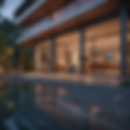 A stunning vacation rental property showcasing unique architecture.