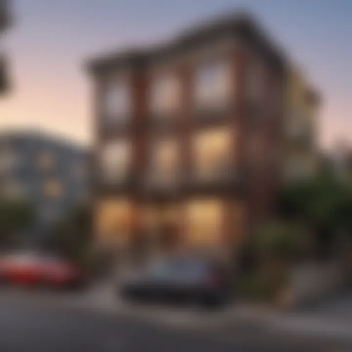 Graph illustrating rental price trends over recent years in San Francisco