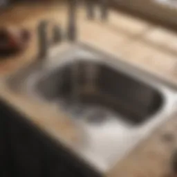 Clogged kitchen sink drain