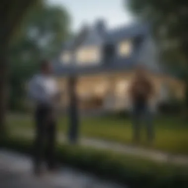 Engaging Homeowners in Inspection Insights Inspector discussing findings with homeowners
