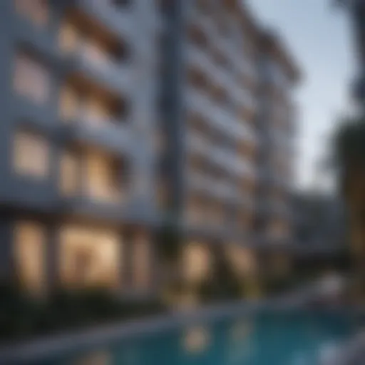 Professional property manager overseeing a residential complex