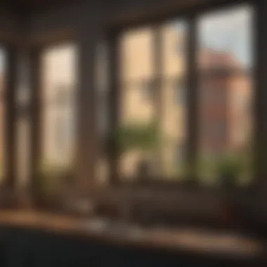 Before and After: Window Clarity Before and after comparison of window clarity